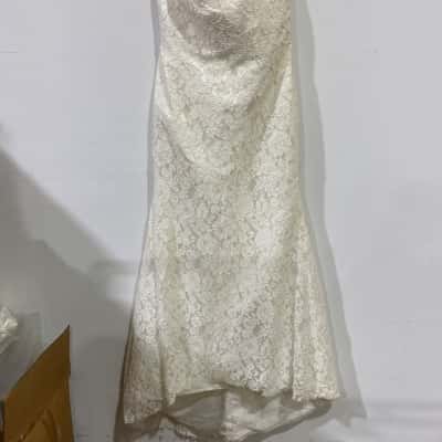 Wedding Dress Womens  Size 16 White 