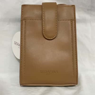 SERAFINA Womens Cross Body Bag Brown 