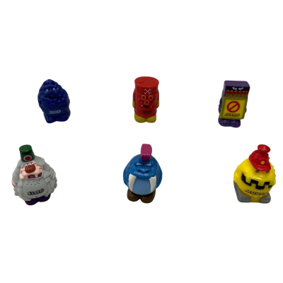 1999 - Yowie Series 3 Full Set of 6 Limited Edition Mini Grumkins with Papers