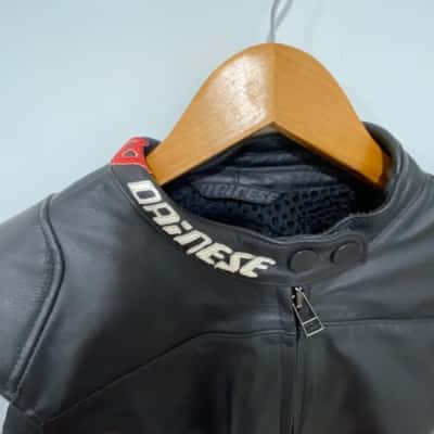  Womens Dainese motorbike jacket Size S Black  / Grey / White 