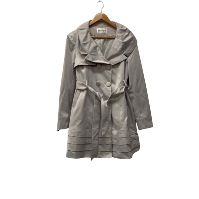 Maxmara Womens Trench Coat Grey Size 10/12