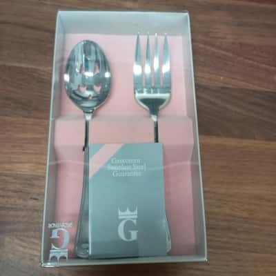 Vintage Grosvenor Fork/Spoon Meat/Veg Serving Set - Diana
