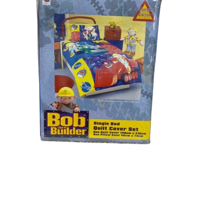 Kids Bob the Builder Single Bed Quilt Cover Set 