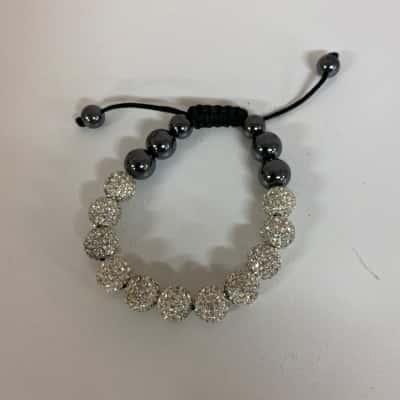  Unisex Crystal Ball Bracelet 