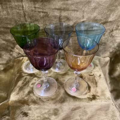 Vintage Italian Art Glass Cocktail Set 