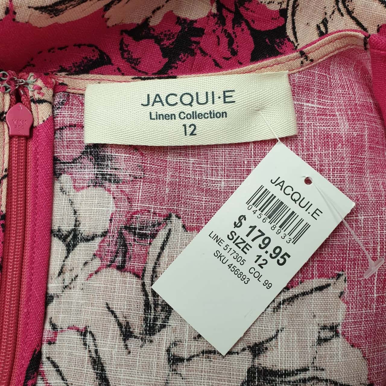 JacquiE Exceptionally Pretty Womens Fuchsia Pink Floral Tie Waist