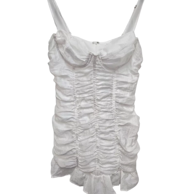 White Fox Womens  Size L Mini Dress White 