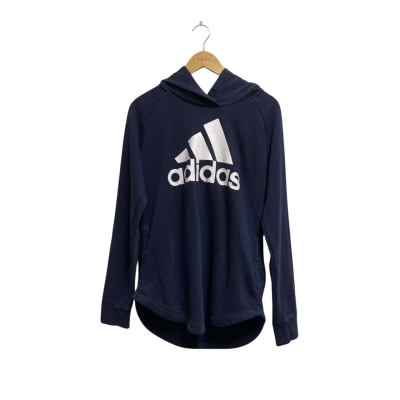 Adidas Womens Jumpers Size S Hoodie Navy Blue 