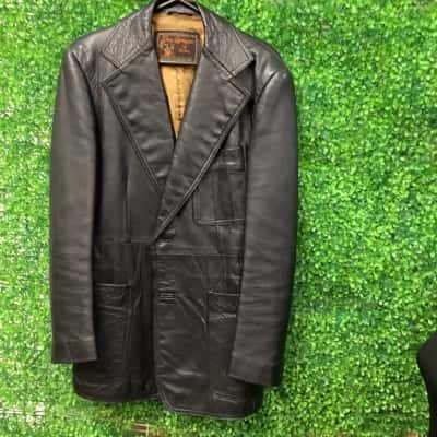 Don Lorenzo  Size 42 Leather Jacket Black  