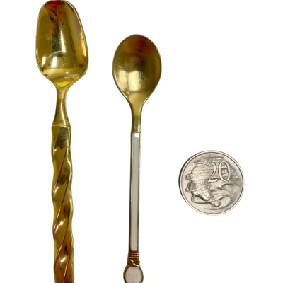 12 Japanese Tea and Coffee Spoons