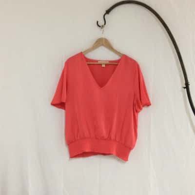 Michael Kors Women's  Size XL Blouse Red 