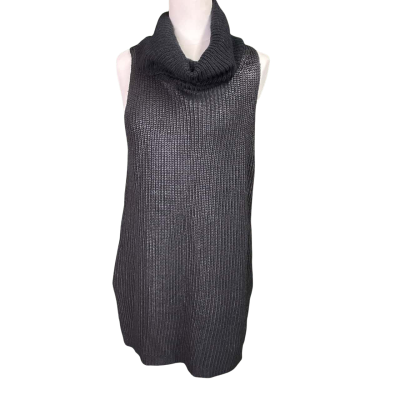 Witchery Womens  Size L Black  polo neck top