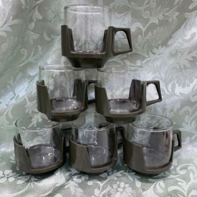 Vintage JAJ Pyrex Cups 6 set with Jug