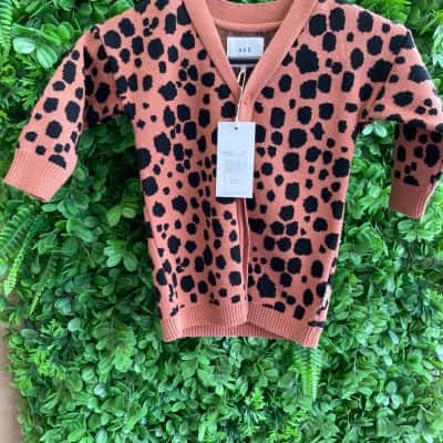 Huxbaby Kids  Size 3 Jumpers & Cardigans Black  / Brown / Pattern 