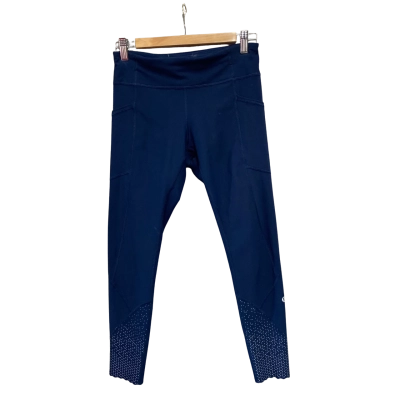 Lululemon Womens  Size 6 Leggings Blue 