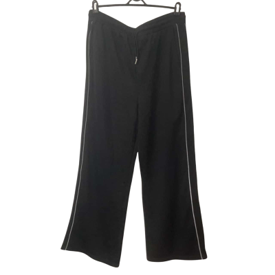  Mens Halara Size L Track Pants Black  / Grey Stripes