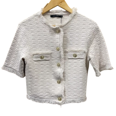 Portmans Cream Buttoned Top Size S