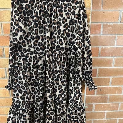 Decjuba Womens  Size S Mini Dress Animal print 
