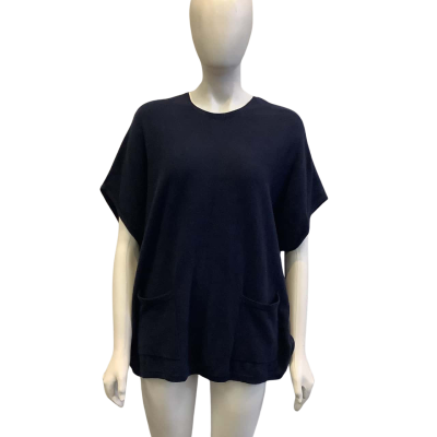 BNWT Sportscraft Women's Size XXS-XS Renee Relaxed Pocket Knit Ink 