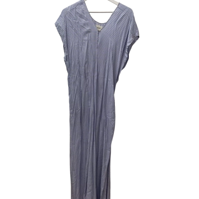  Humanoid Women's  S/M Maxi Dress Blue / Grey Stripes