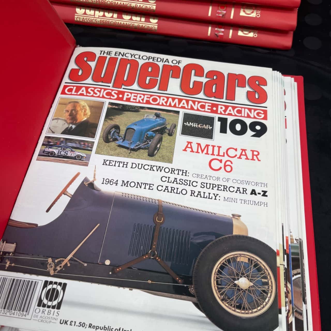 The encyclopaedia of Super cars magazine set Volumes 1-10