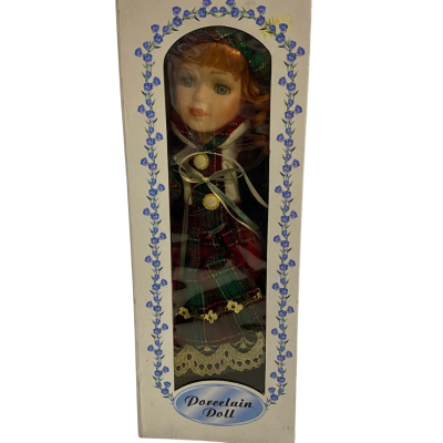 Porcelain Doll Christmas themed