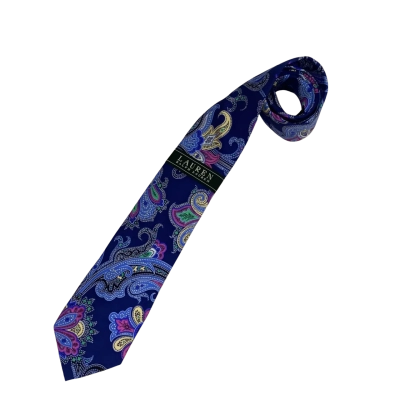 Ralph Lauren Mens Ties Blue Paisley BNWT RRP$59