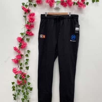 Champion Mens  Size XL Track Pants Navy Blue 