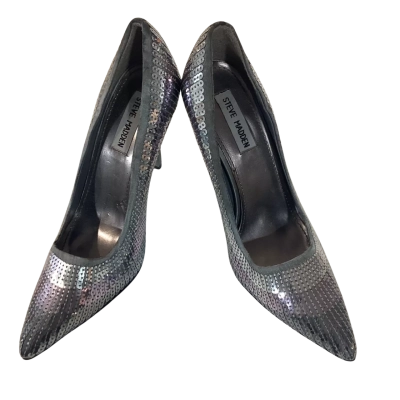 Steve Madden Womens  Size 6 Heels Silver 