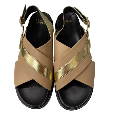 Wittner Womens  Size 40 Sandals Brown / Gold 