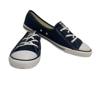 Converse Womens  Size 11 Sneakers Navy Blue / White 