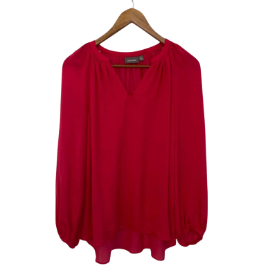 Sussan Womens  Size 8 Long Sleeve Top Pink  