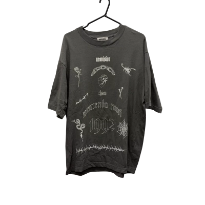  Mens  Size L Grey / White 