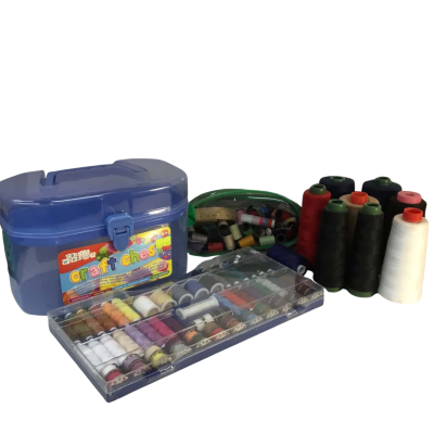 Assorted Sewing Thread, Case as pictured