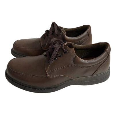 Hush Puppies Mens  Size 10.5 Tristan Leather Lace Up Shoes Brown