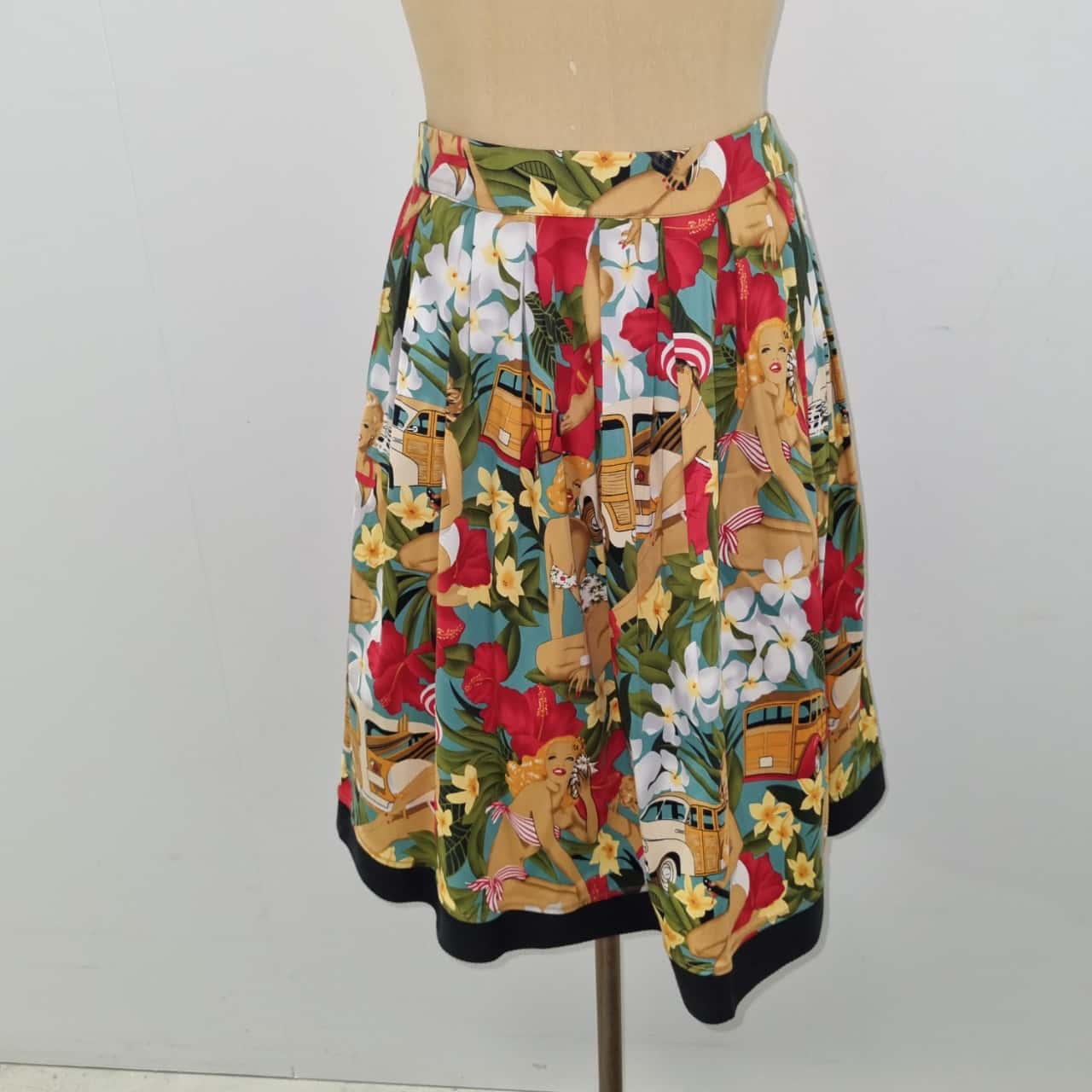 Grace Karin Womens Size M Knee Length Black / Multicoloured