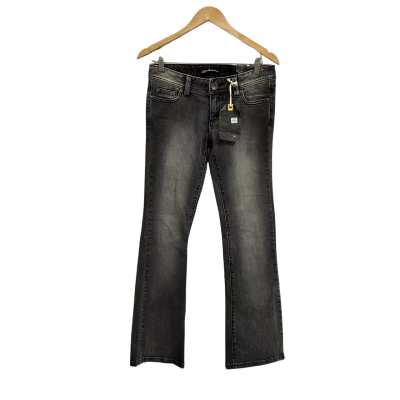Grab DENIM Womens  Size 10 / 28 Mid Waist Boot Cut Jeans Grey