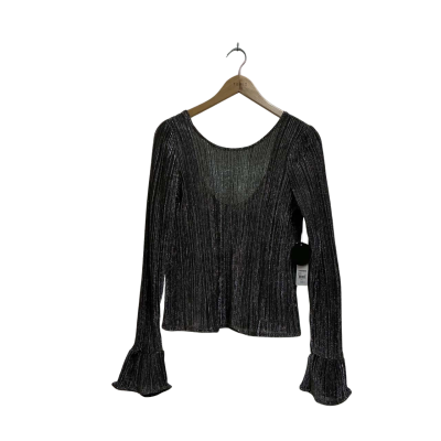 Amuse Society Womens  Size S Long Sleeve Top Grey 