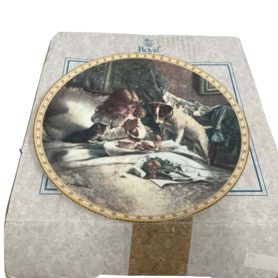 Vintage Royal Doulton “Breakfast in Bed” Collectors Plate