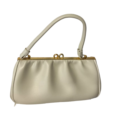 VINTAGE “Sheldon” Australian hand bag-  Off White 