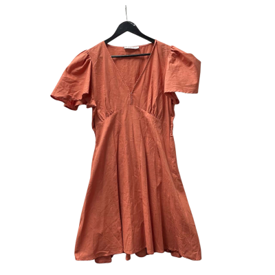  Fria BNWT Womens  Size 16 Midi Dress Orange 