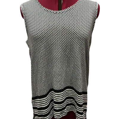 Trenery Womens  Size S Singlet Top Black  / Polka Dot / White 