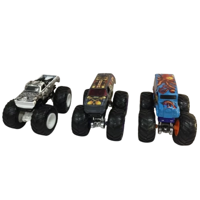 Hot Wheels Monster Trucks x 3 