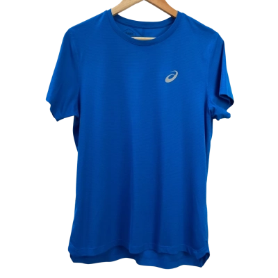 Asics - Mens Short Sleeve Top - Size S - Blue 