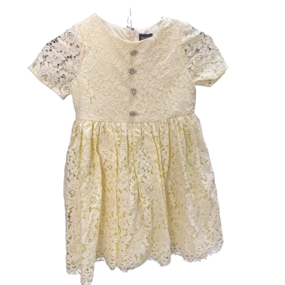Bardot Junior Girls Bailee Lace Size 6 Dress Sunshine 