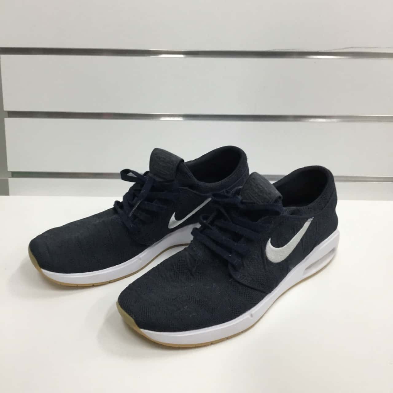Nike SB Zoom Stefan Janoski Crafted MID Gray Green Sneakers Mens Size 9 Nike SB Zoom Janoski Slip By You Custom Men main image 2