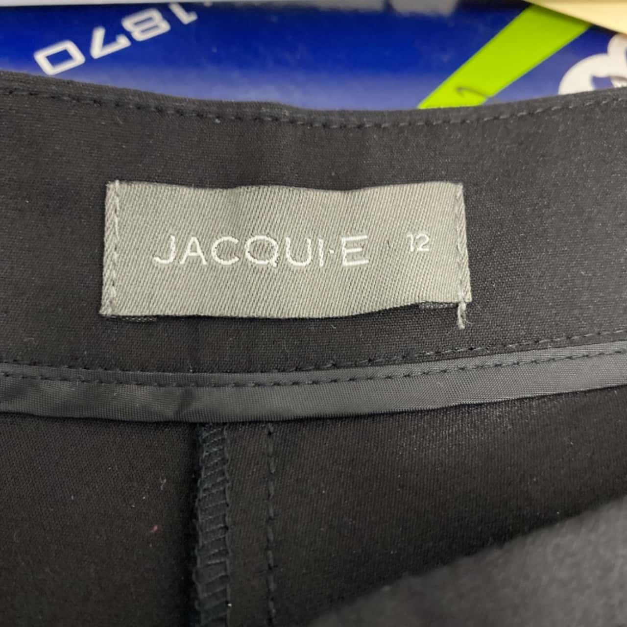 JacquiE Womens Size 12 Ankle / Slim Fit Black Pants(s)