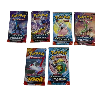 Pokémon Single Booster Pack Trading Card Bundle