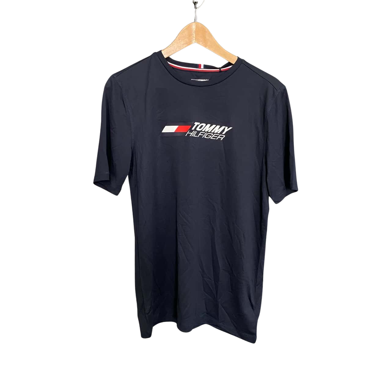 TOMMY HILFIGER Sportswear Division Herren T-Shirt Navy Baumwolle