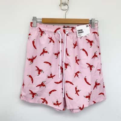 Jay Jays Pink Mid Length Swim Shorts Size 26